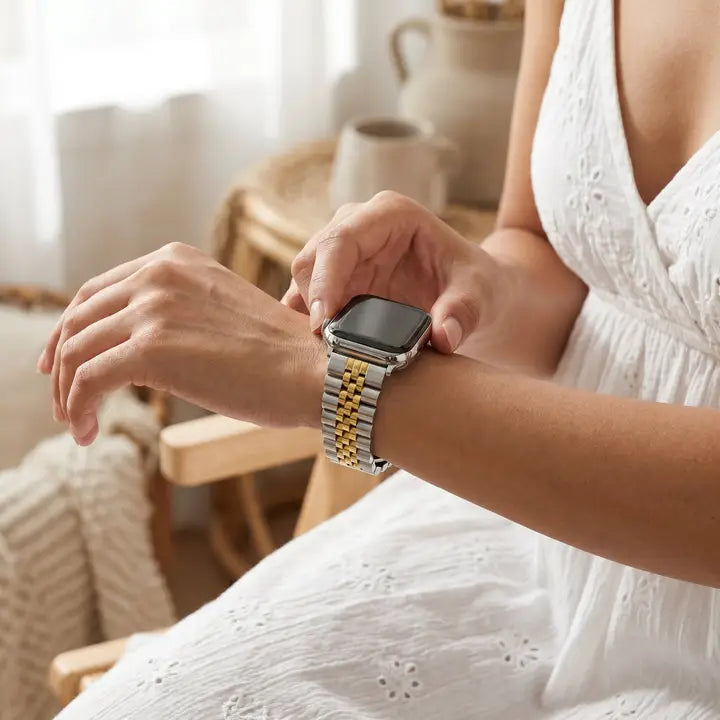 Cape Diablo Classic Duo Luxury Apple Watch Strap