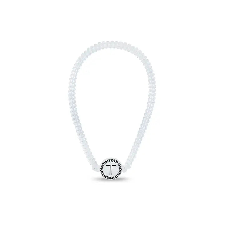 Teleties Spiral Hair Coil Headband | Crystal Clear