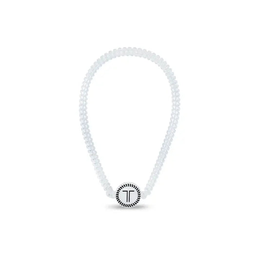 Teleties Spiral Hair Coil Headband | Crystal Clear