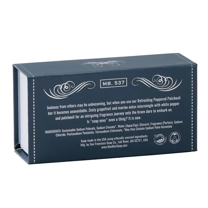 San Francisco Soap Peppered Patchouli Man Bar