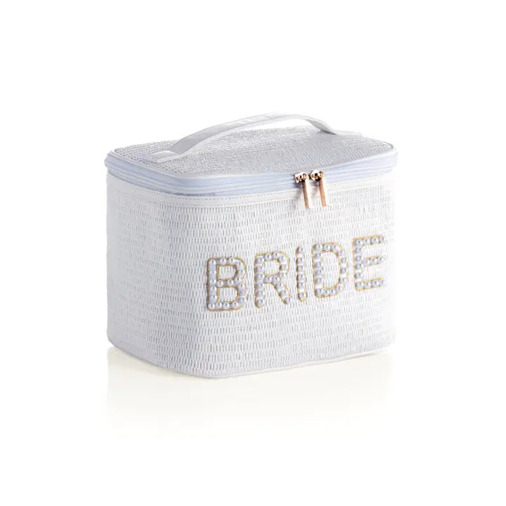 Shiraleah "Bride" Cosmetic Case, White