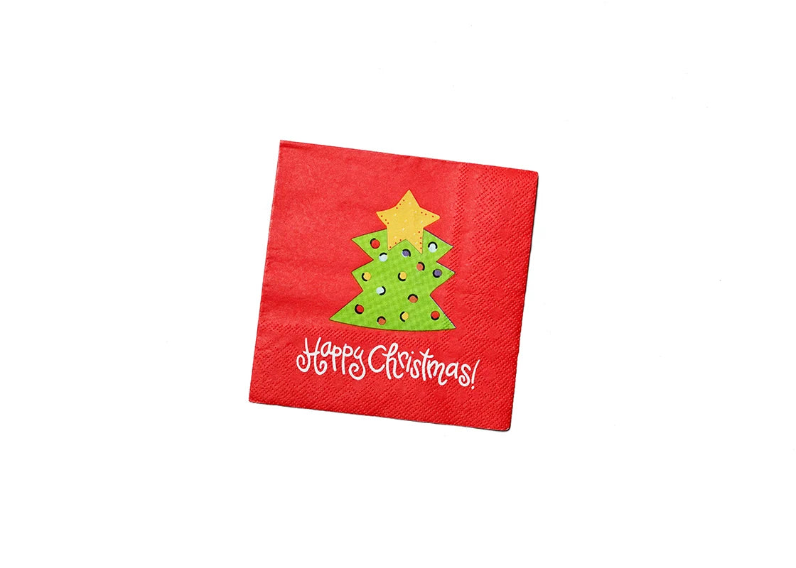 HAPPY EVERYTHING! TREE COCKTAIL NAPKINS SET OF 20