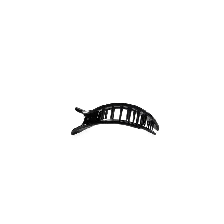 Teleties Jet Black | Tiny | Flat Round Clip