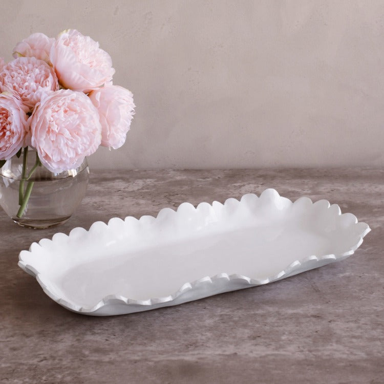 BEATRIZ BALL VIDA Colette Large Oblong Platter (White)-3318