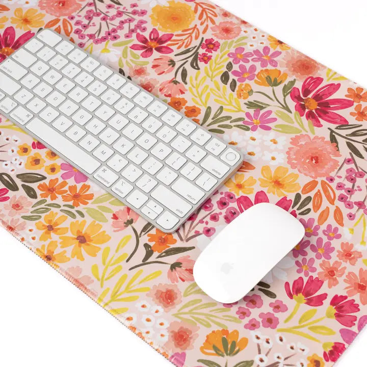 Elyse Breanne Design Primrose Petals Desk Pad-Regular