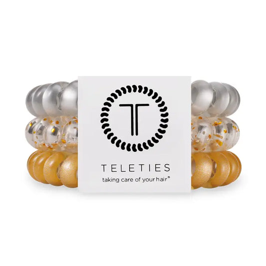 Teleties Spiral Hair Coils | Large | Starstruck Hair Ties