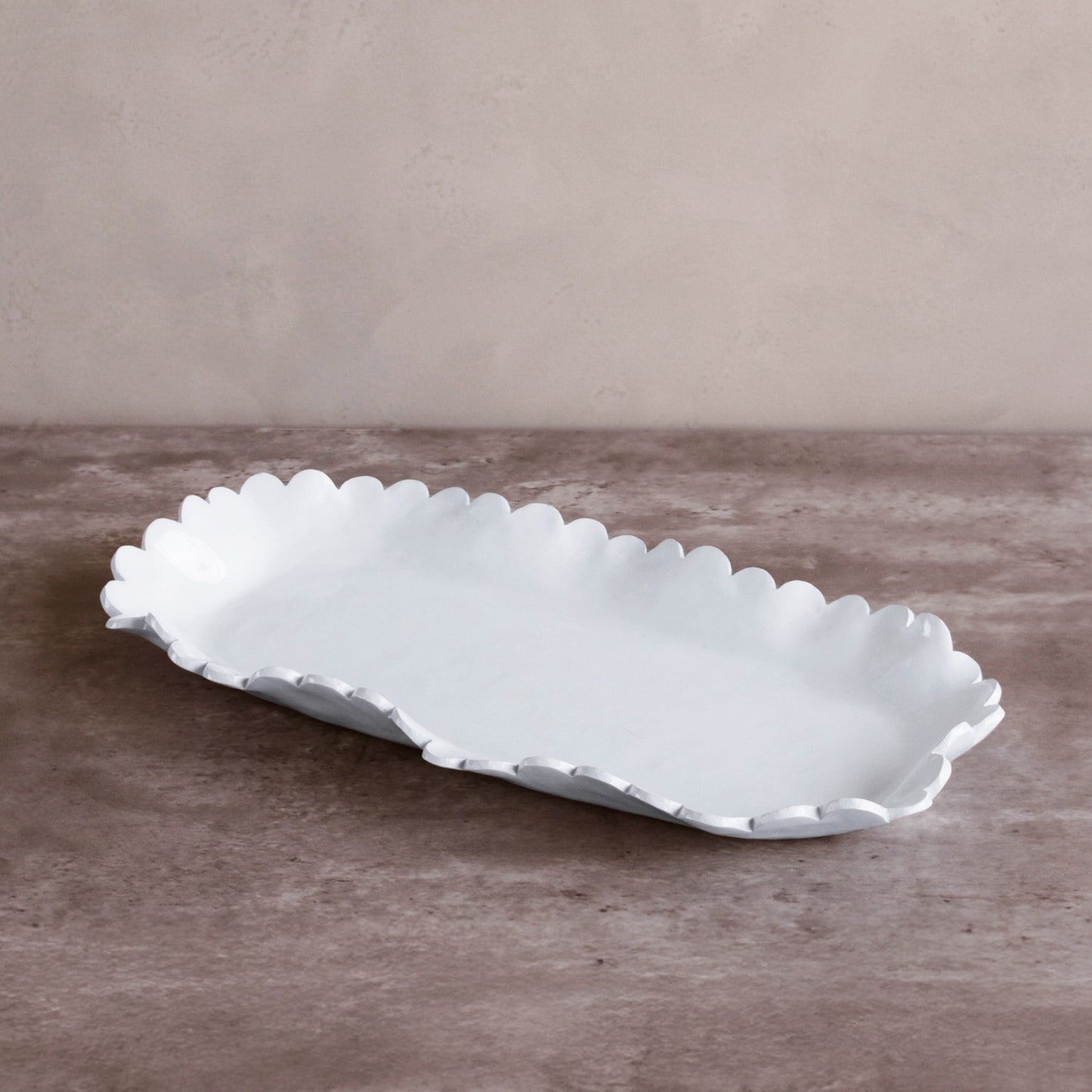 BEATRIZ BALL VIDA Colette Large Oblong Platter (White) (3319)