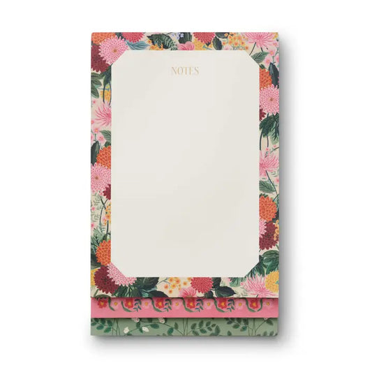 Rifle Paper Co. Dahlia Tiered Notepad