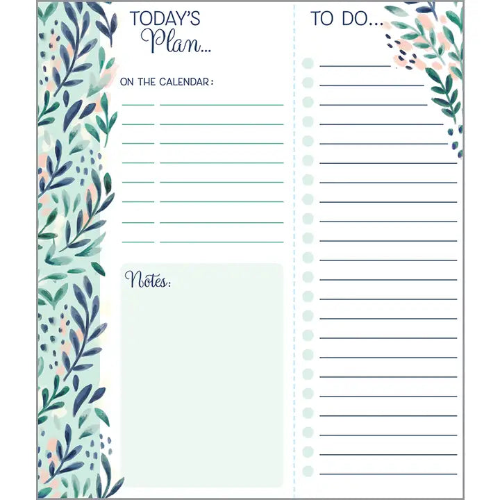 Gina B Designs Daily Planner Pad - Have Faith Leaves