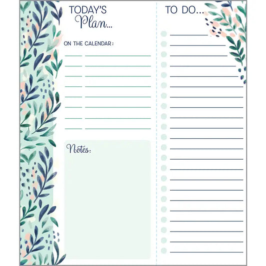 Gina B Designs Daily Planner Pad - Have Faith Leaves