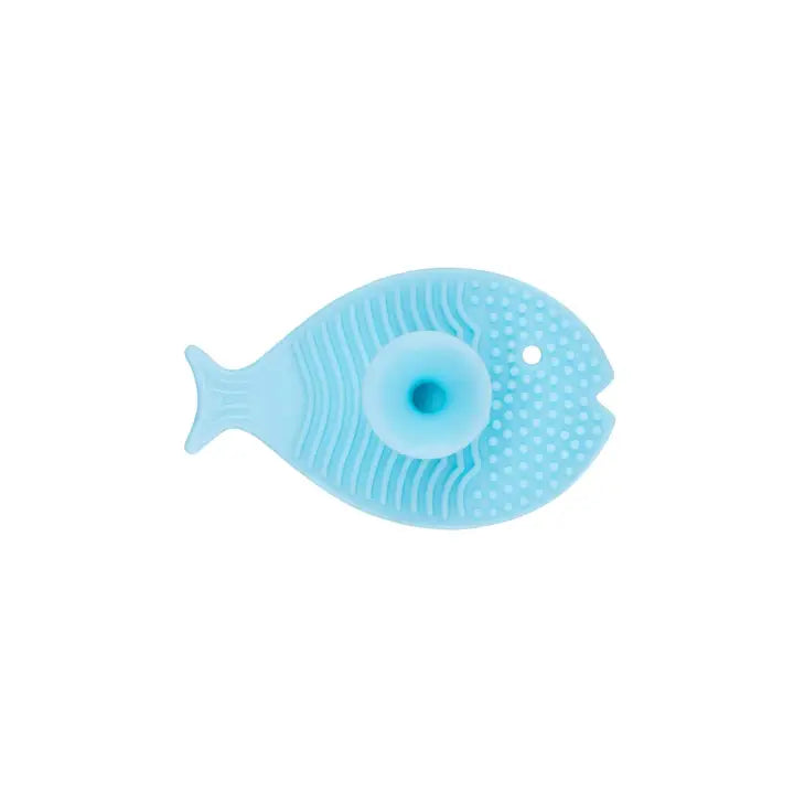 Innobaby Silicone Mini Bath Scrub For Babies / Cradle Cap Brush-Aqua