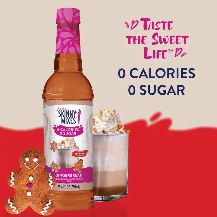 Jordan's Skinny Mixes Sugar Free Gingerbread Syrup