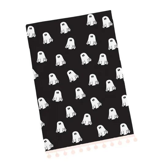 Mary Square Tea Towel Ghosts Print
