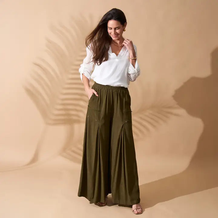 Elsie & Zoey Swim Shirt Lila Deep V-Neck Cover Up Top with Front Pocket
