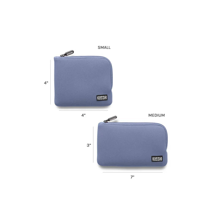 Kusshi On-the-Go Pouch Set-Pearl Blue