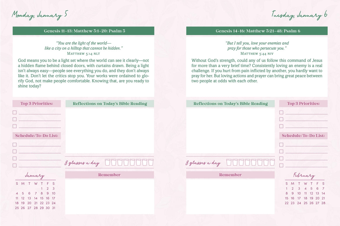 Read Through the Bible in A Year Planner: 2026 Edition