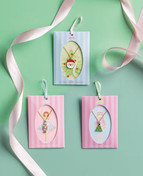 MUD PIE SANTA NECKLACE