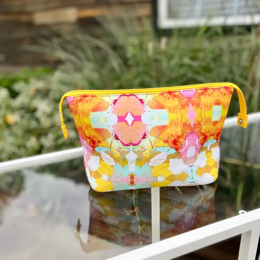 Taylor Gray Laura Park Marigold Large Makeup Bag