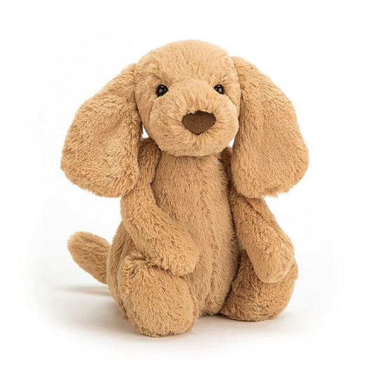 Jellycat Bashful Toffee Puppy MEDIUM - H12" X W5"