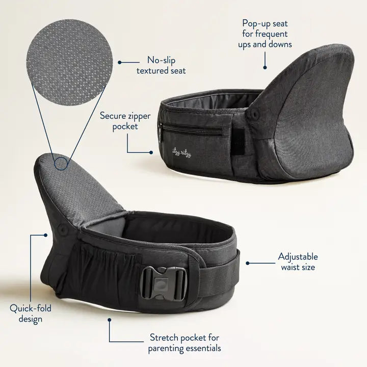 Itzy Ritzy Hold & Fold™ - Hip Seat Carrier