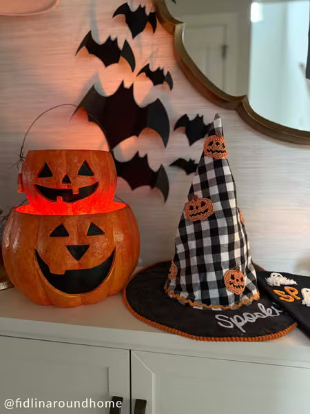 MUD PIE MACHE JACK-O-LANTERN TREAT BUCKETS