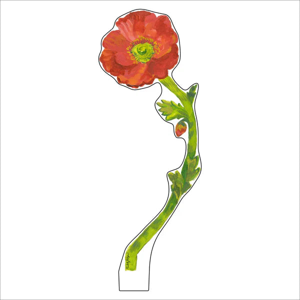 Kimberly Hodges Art and Design Red Iceland Poppy