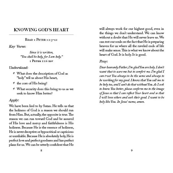 The 5-Minute Bible Study For Women: Seeking God's Heart