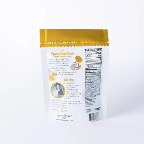 Piedmont Pennies Small Pouch, Original Sharp Cheddar