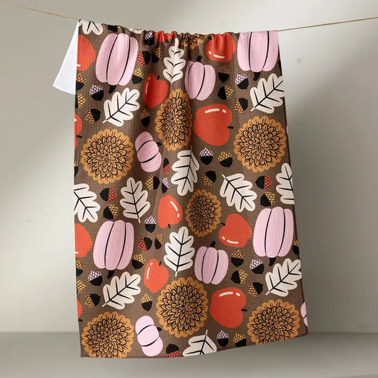 Geometry Crisp and Cozy Tea Towel