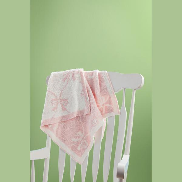 MUD PIE BOW CHENILLE BLANKET