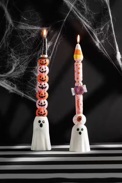 MUD PIE SMALL GHOST TAPER HOLDER