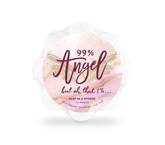 Caren  99% Angel Soap in a Sponge