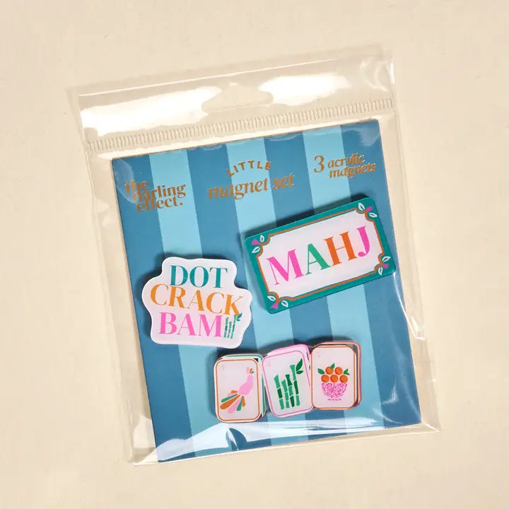 The Darling Effect Little Magnet Set–Let's Play Mahjong