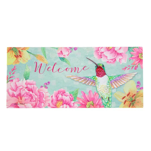 Evergreen Enterprises Welcome Hummingbird Sassafras Switch Mat