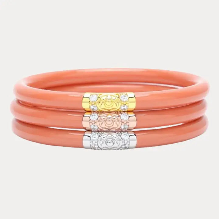 BuDhaGirl Three Kings All Weather Bangles® (Awb®) - Thai Tea-Medium