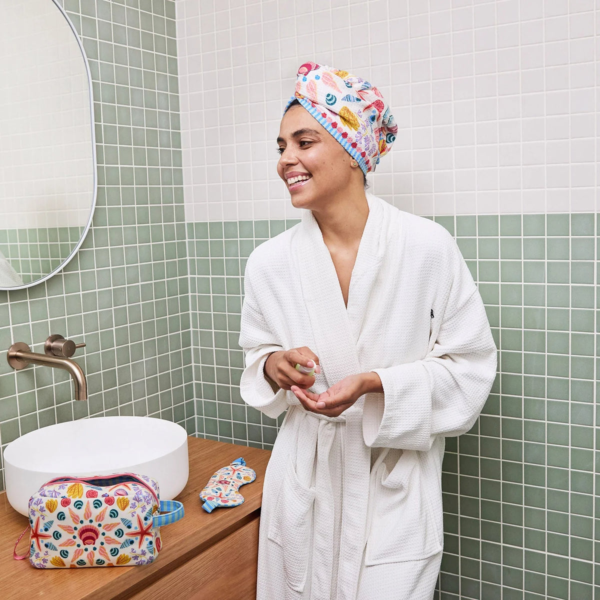 Dock & Bay Hair Wrap SEASHELL SOIREE