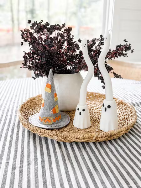 MUD PIE SMALL GHOST TAPER HOLDER