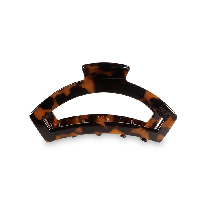Teleties Open Tortoise Medium Hair Clip