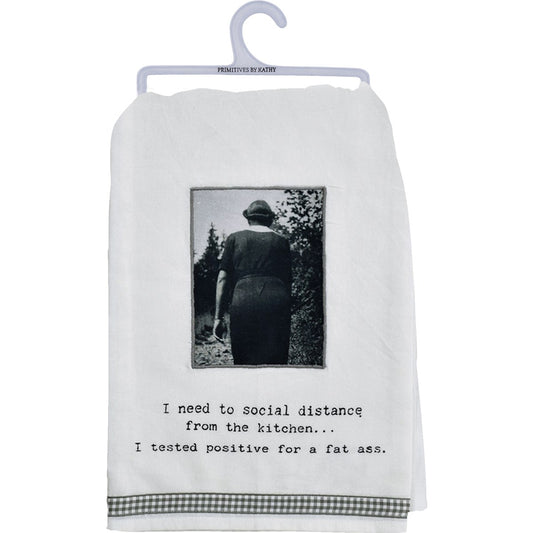Social Distance From The Kitchen Kitchen Towel