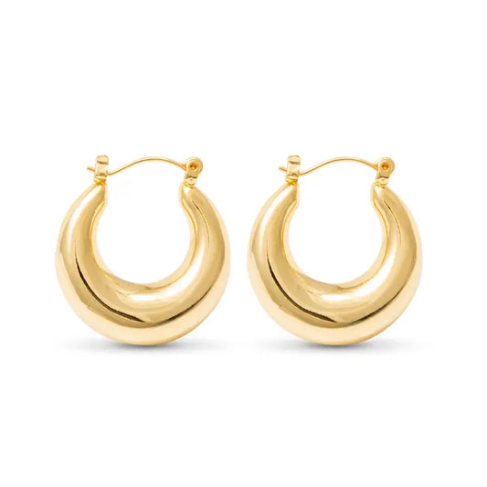 Amanda Blu Bella Polished Bold Hoop Earrings
