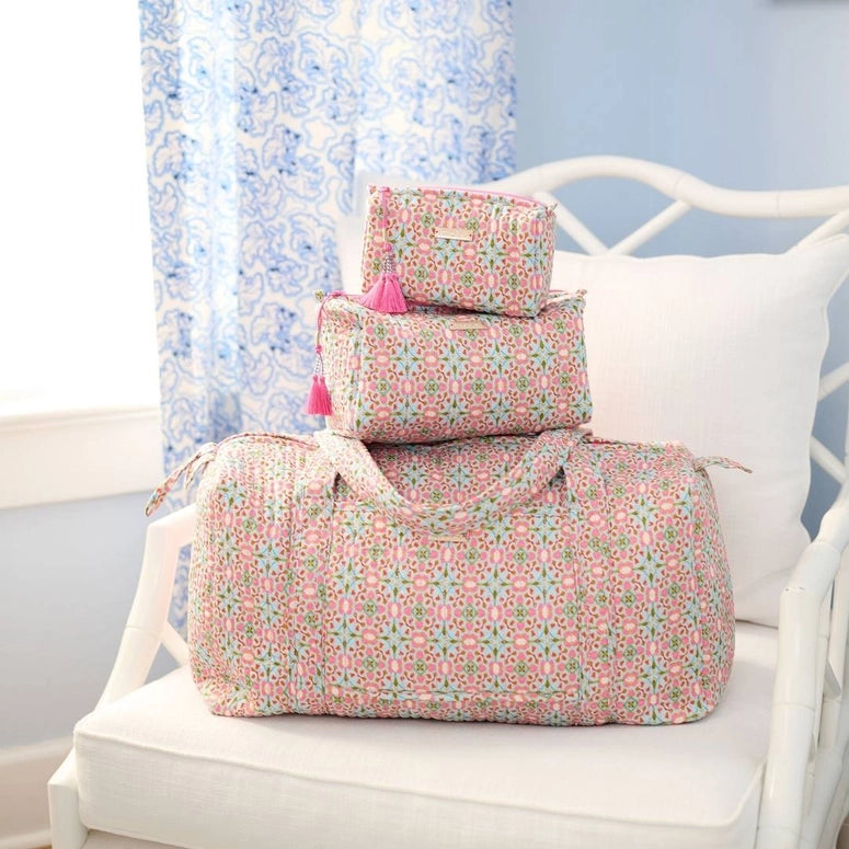 Laura Park Designs Gasparilla Signature Large Cosmetic Bag