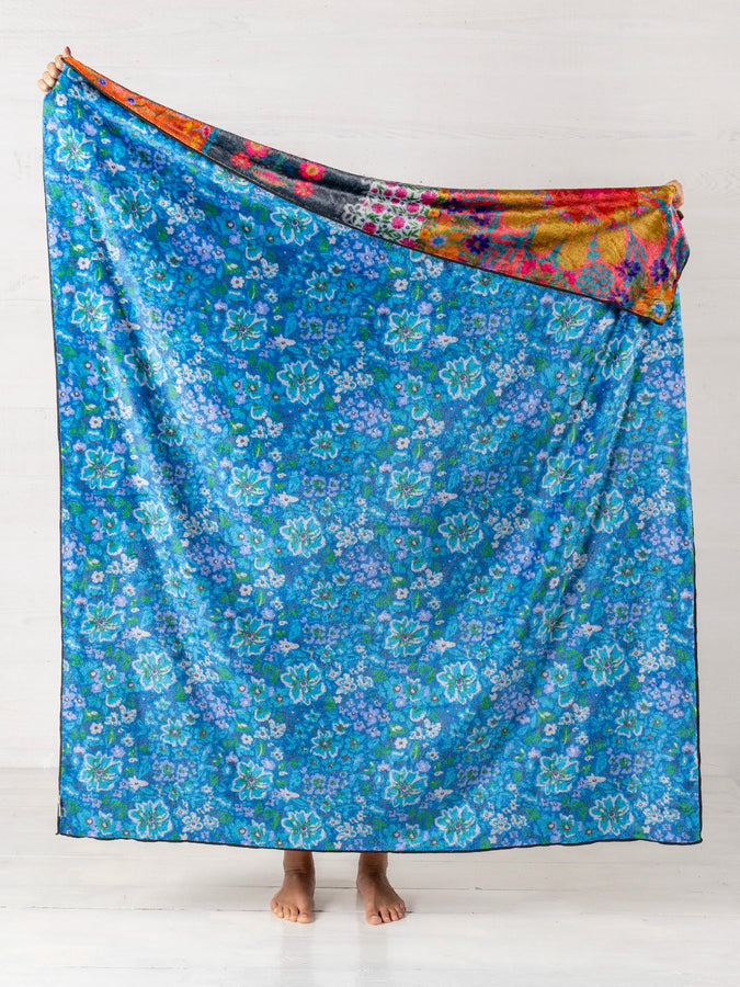 Natural Life Double-Sided Cozy Throw Blanket-Dog