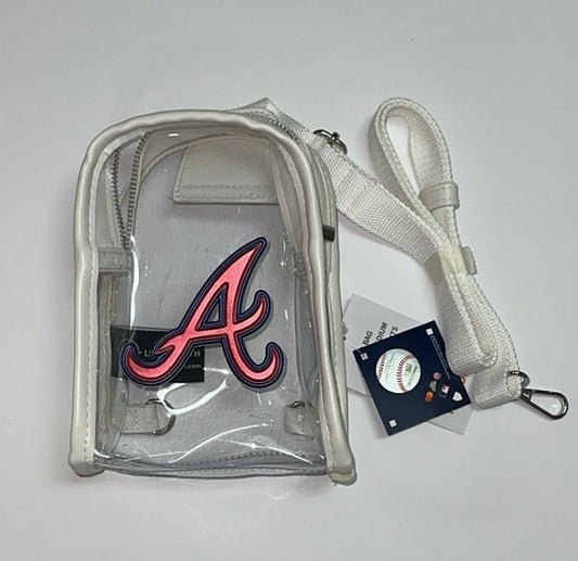 MLB Atlanta Braves Clear Mini Sling