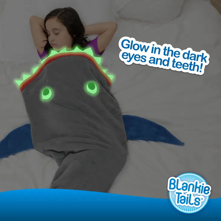 Balnkie Tails Shark Blanket shopflowersplus