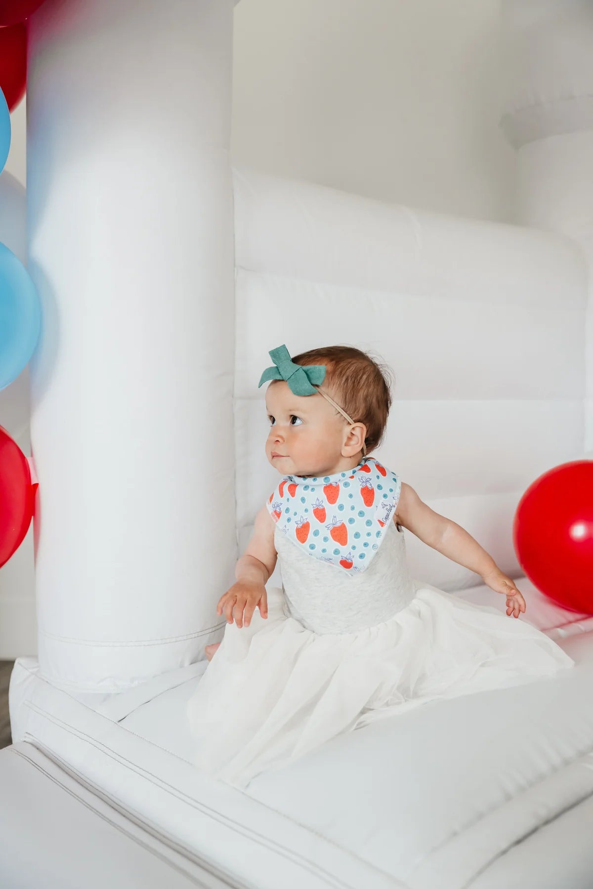 Copper Pearl Liberty Baby Bandana Bibs