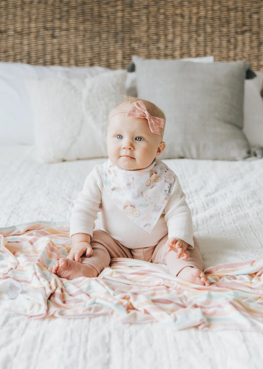 Copper Pearl Enchanted Baby Bandana Bibs