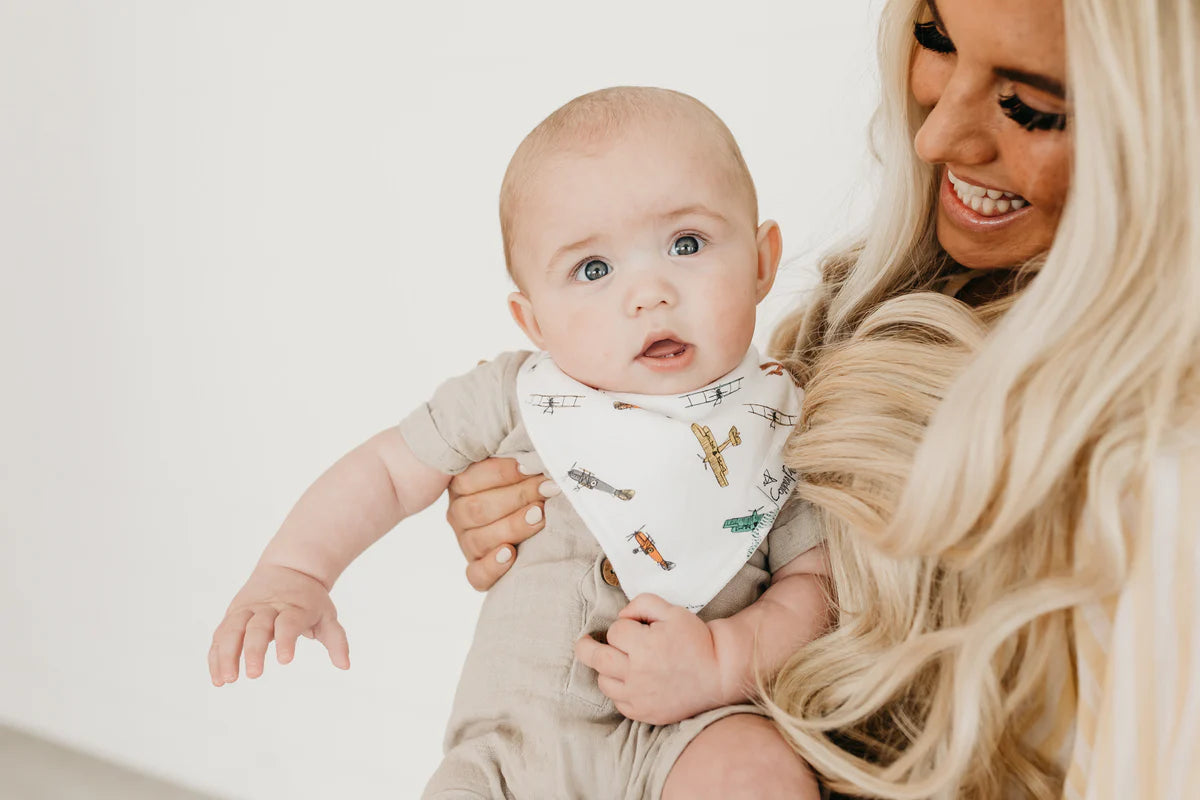 Copper Pearl Ace Baby Bandana Bibs