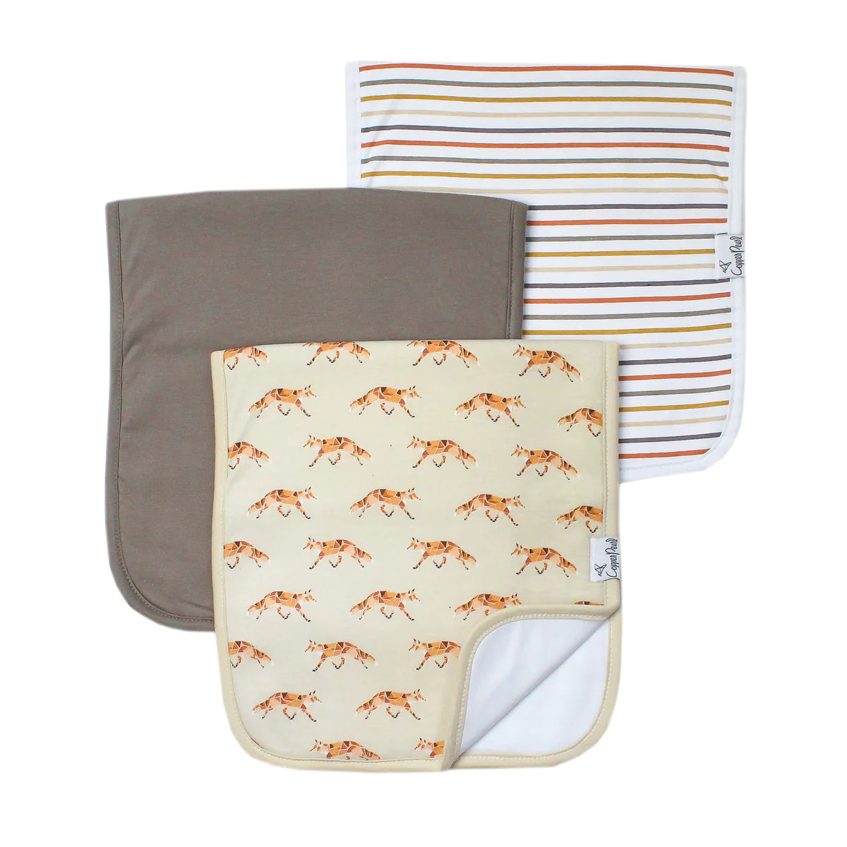 Copper Pearl Swift Premium Burp Cloths