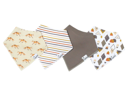 Copper Pearl Swift Baby Bandana Bibs