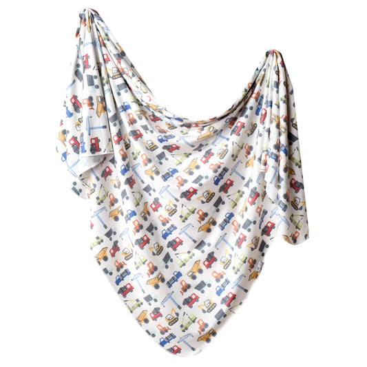 Copper Pearl Diesel Knit Swaddle Blanket